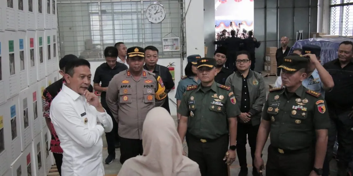 Forkopimda Kota Malang Cek Kesiapan Logistik Pemilu 2024