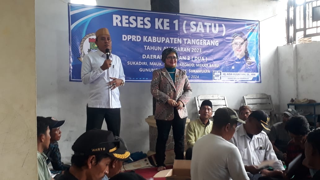 Anggota DPRD Kabupaten Tangerang Dari Partai Demokrat, Gelar Reses Serap Aspirasi Warga Desa Kubang