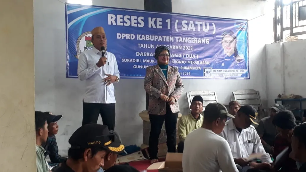 Anggota DPRD Kabupaten Tangerang Dari Partai Demokrat, Gelar Reses Serap Aspirasi Warga Desa Kubang