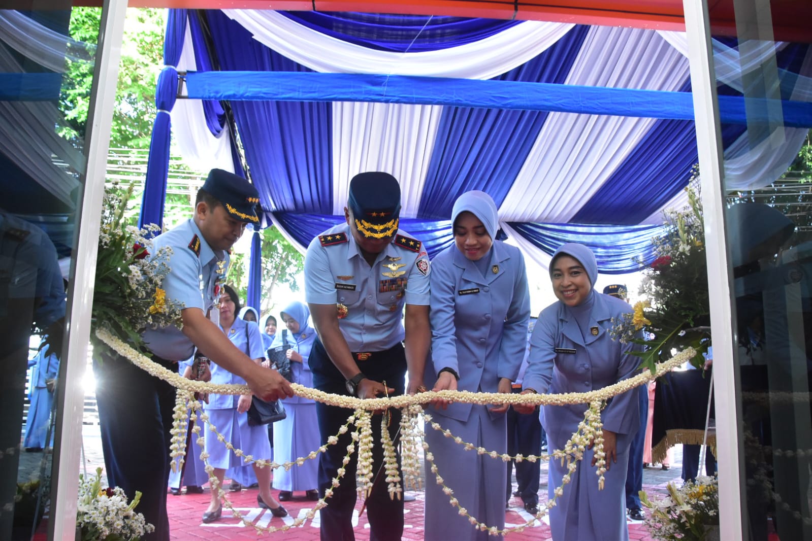 Kunjungan Kerja Pangkoopsud II dan Ketua Pia AG Daerah II Koopsud II di Lanud Muljono