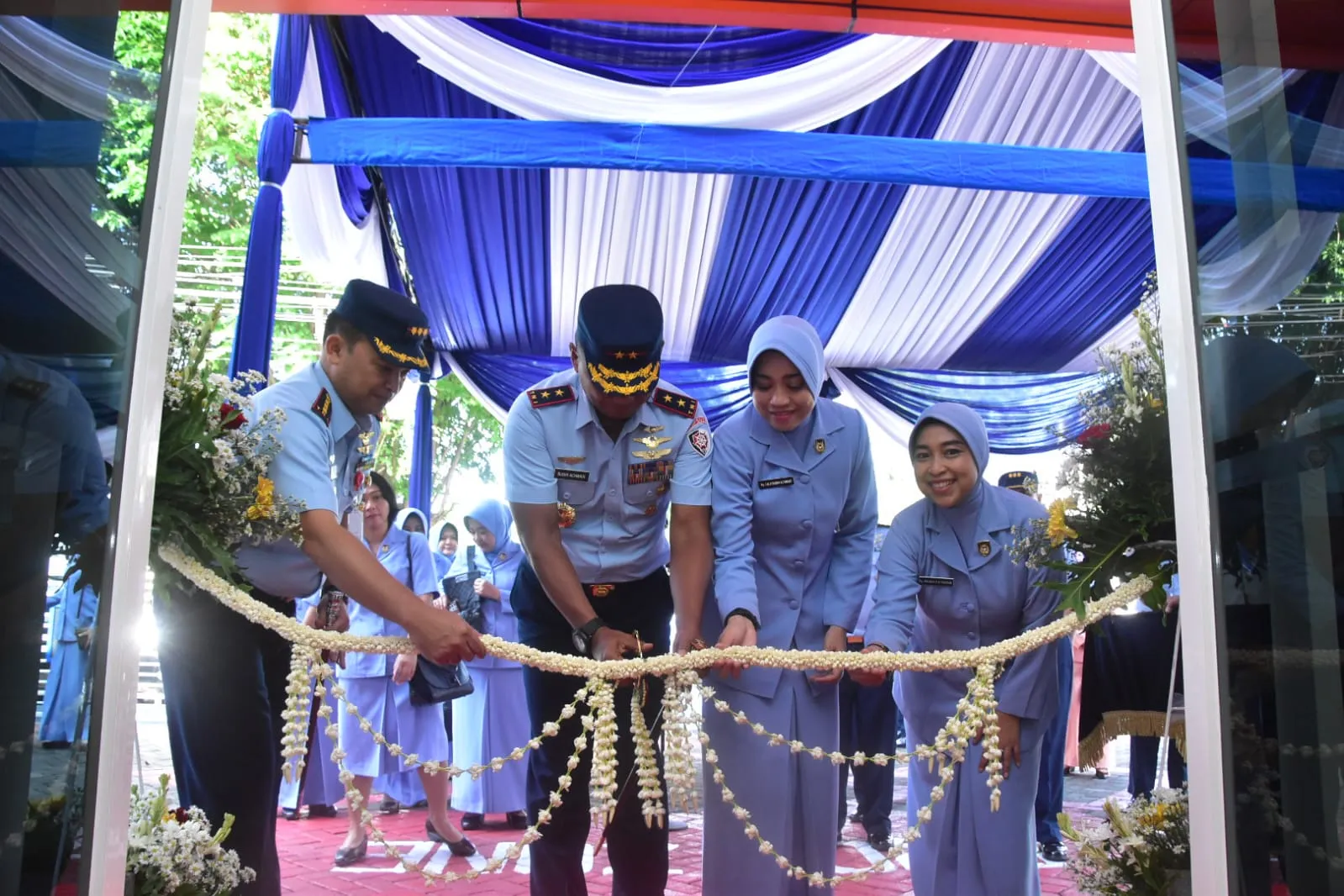 Kunjungan Kerja Pangkoopsud II dan Ketua Pia AG Daerah II Koopsud II di Lanud Muljono