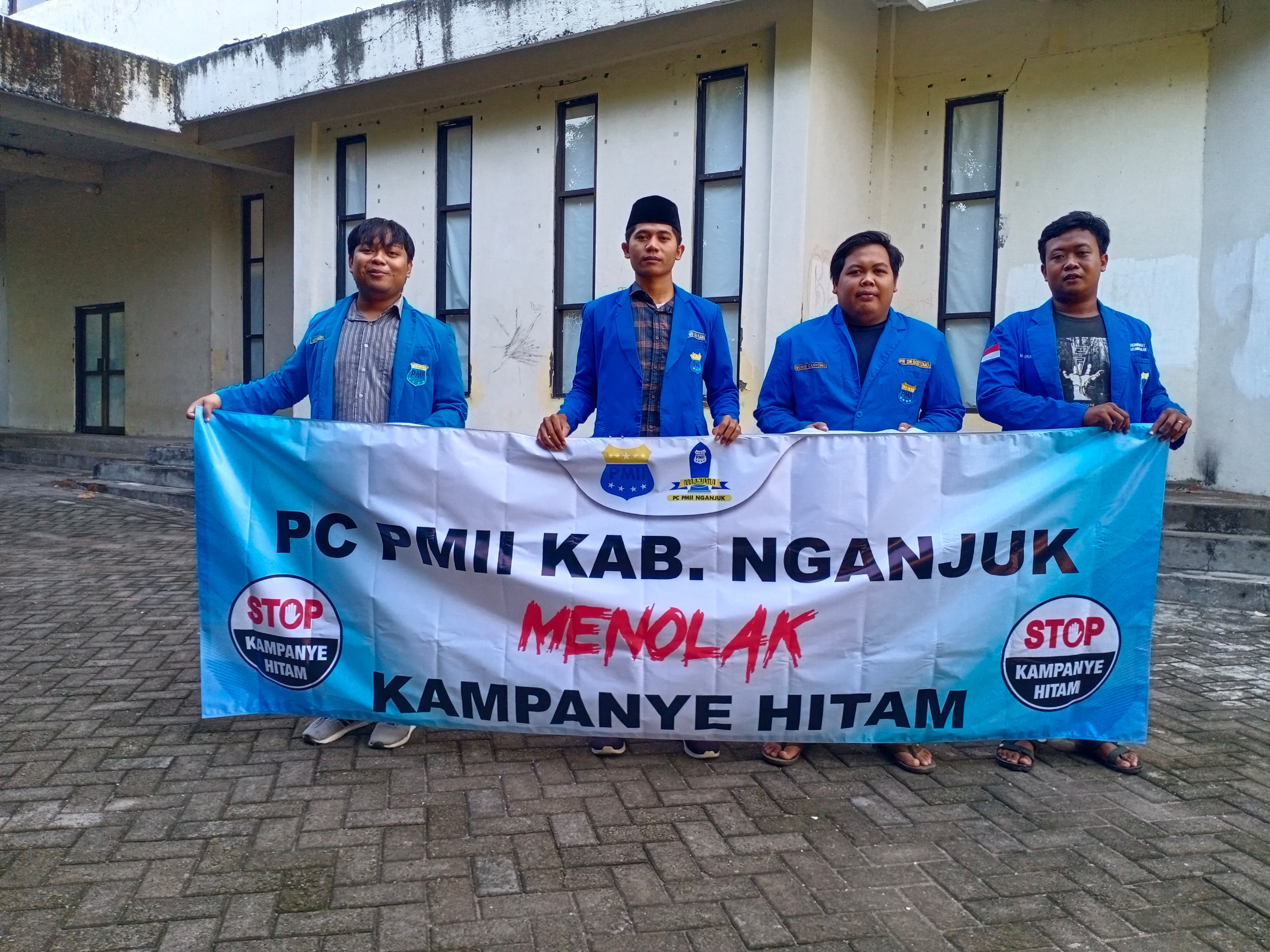 PC PMII Nganjuk Deklarasikan Penolakan Kampanye Hitam Demi Pemilu Yang Sehat dan Adil