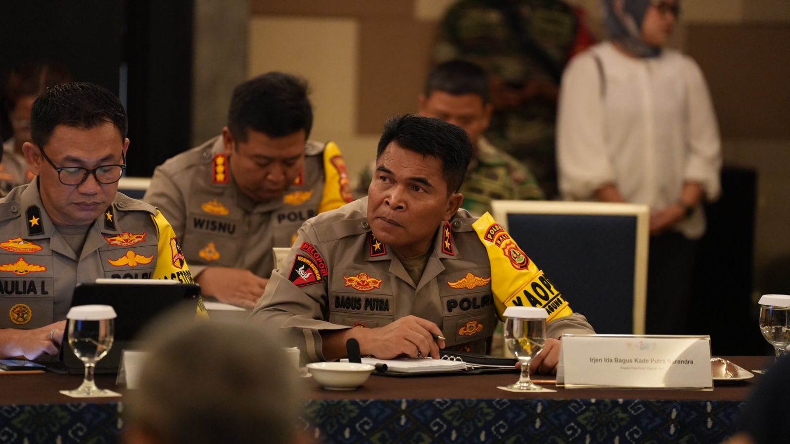 Kapolda Bali Hadiri Rapat Persiapan Lokasi World Water Forum ke-10