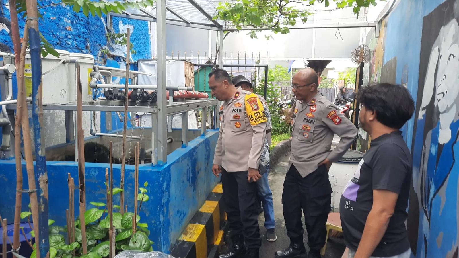 Kunjungi Kampung Sehat Green Puspa, Kapolsek Matraman : Cermin Warga Hidup Sehat dan Bersih