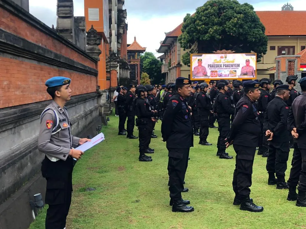 Cek Kekuatan Personel Operasi Mantap Brata 2024, Subsatgas Propam Lakukan Pengecekan dan Pengawasan Pada Apel Operasi