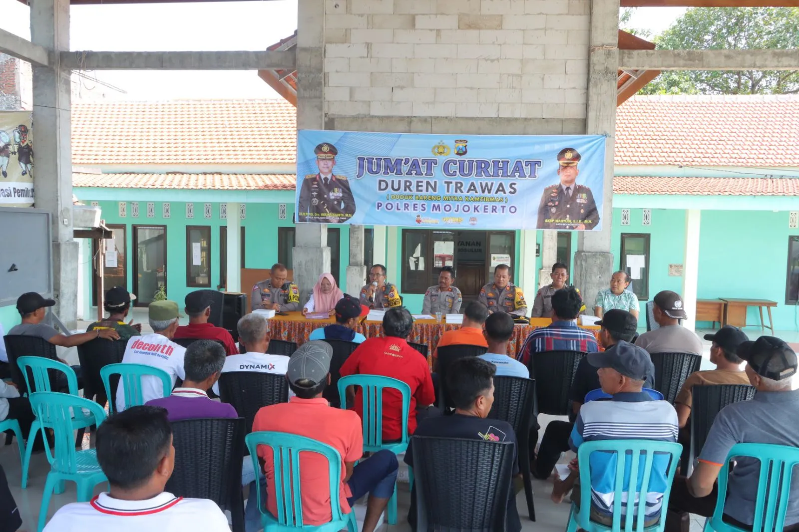 Melalui Jumat Curhat, Polres Mojokerto Ajak Masyarakat Untuk Sukseskan Pemilu 2024