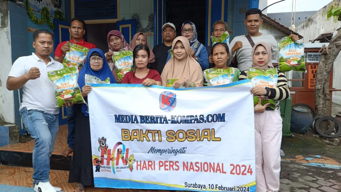 Peringati Hari Pers Nasional 2024 Media Beritakompas.com, Gelar Bakti Sosial 