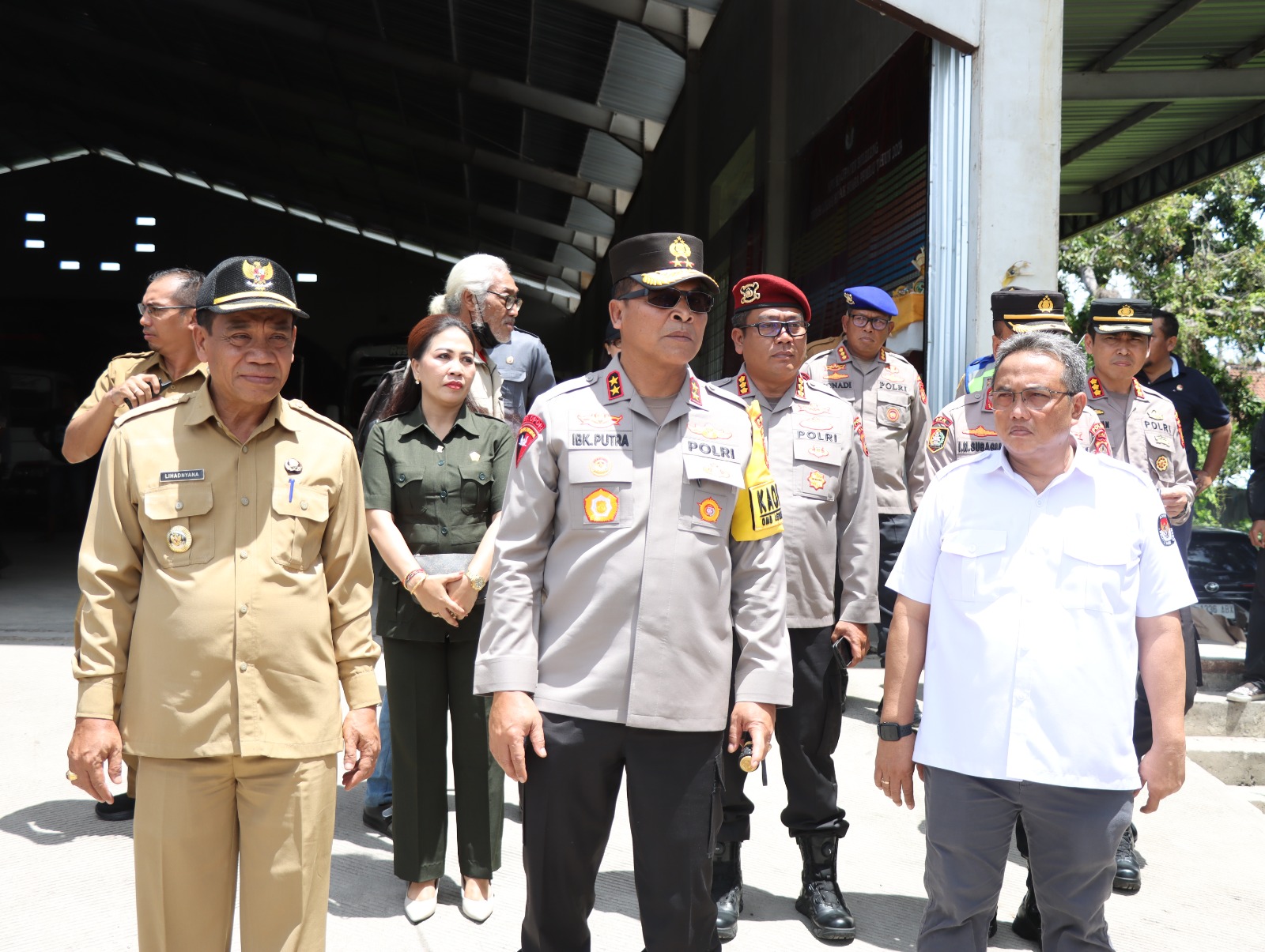 Kapolda Bali Cek Kesiapan Pam TPS Personel Polres Buleleng