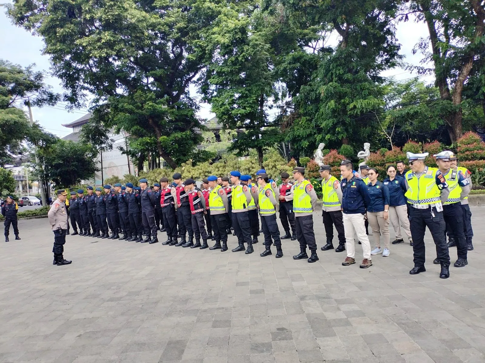 Memasuki Masa Perhitungan Suara, Polda Bali Sambangi Tempat Penyimpanan Surat Suara Ditingkat Kecamatan