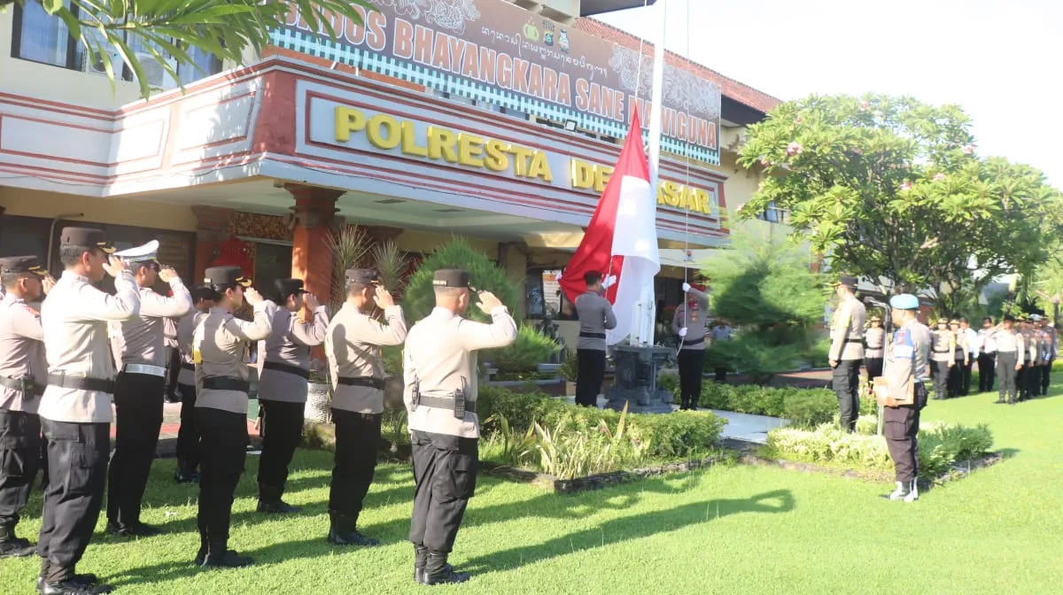 Polesta Denpasar Gelar Upacara Hari Kesadaran Nasional Tingkatkan Pengabdian dan Pelayanan Pada Masyarakat