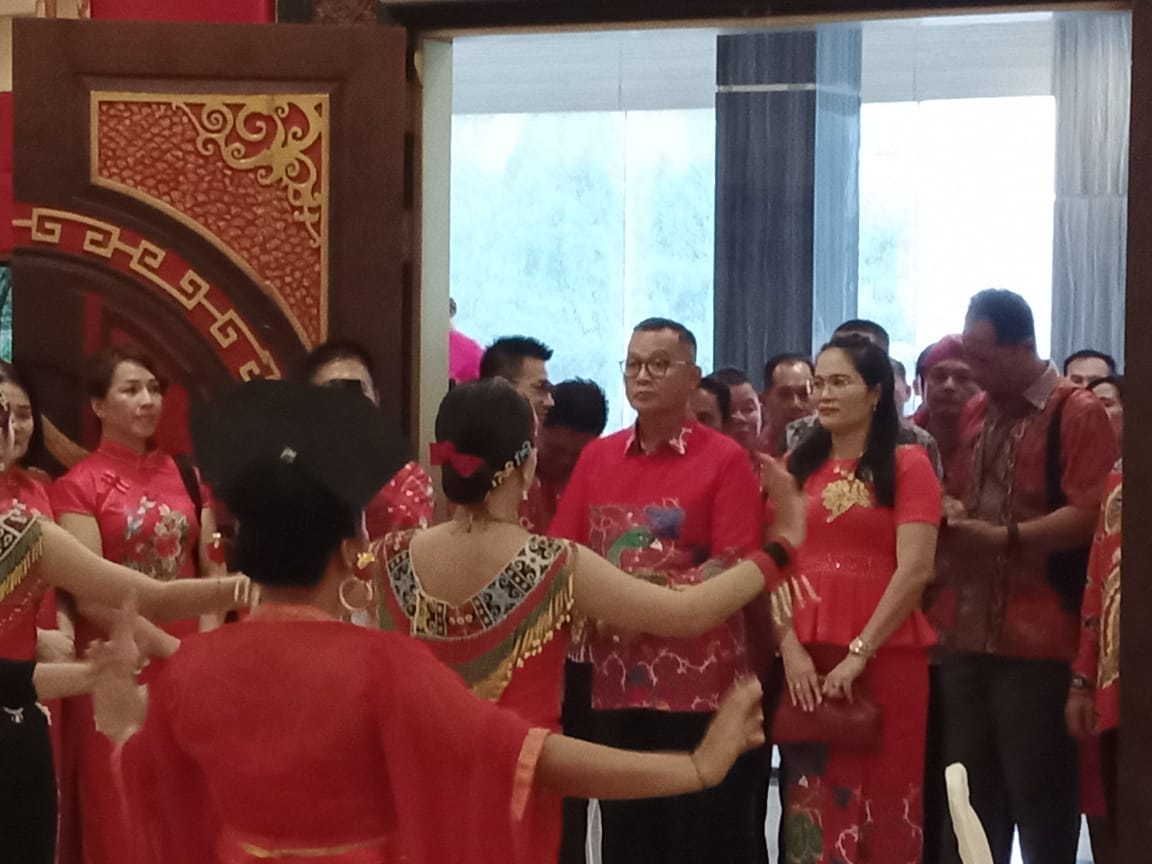 Bupati Bengkayang Hadiri Perayaan Imlek Bersama 2575 (MABT) Majelisa Adat Budaya Tionghoa Kabupaten Bengkayang