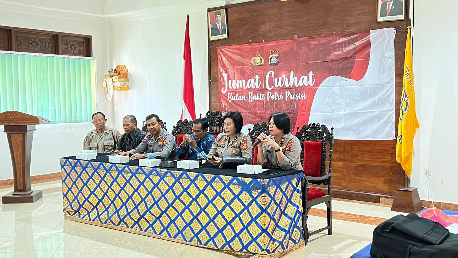 Polda Bali Rutin Adakan Giat Jumat Curhat