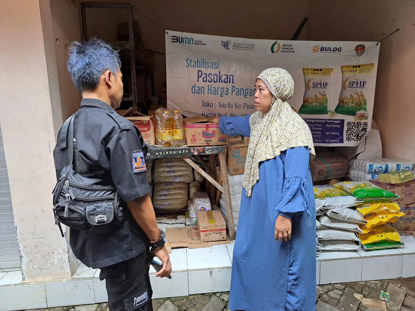 Jelang Ramadhan, Harga Kebutuhan Pokok Terutama Beras di Kabupaten Nganjuk Cenderung Turun, Stoknya Aman