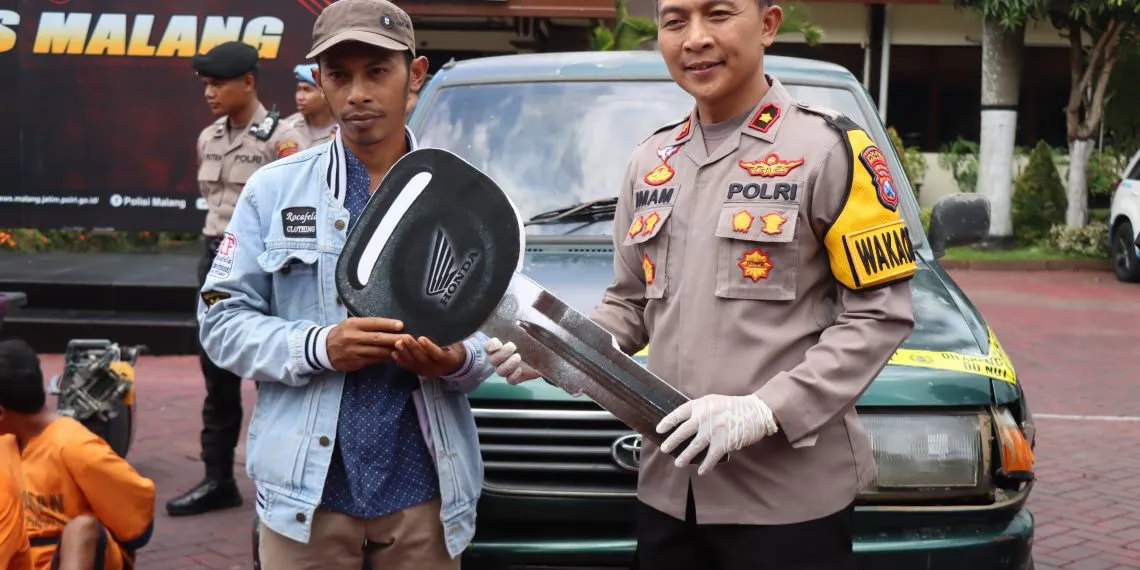 Polres Malang Kembalikan Kendaraan Curian ke Pemiliknya