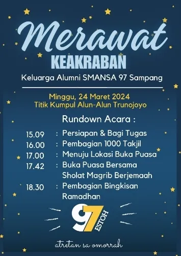 Merawat Keakraban, Keluarga Alumni SMA 97 Sampang