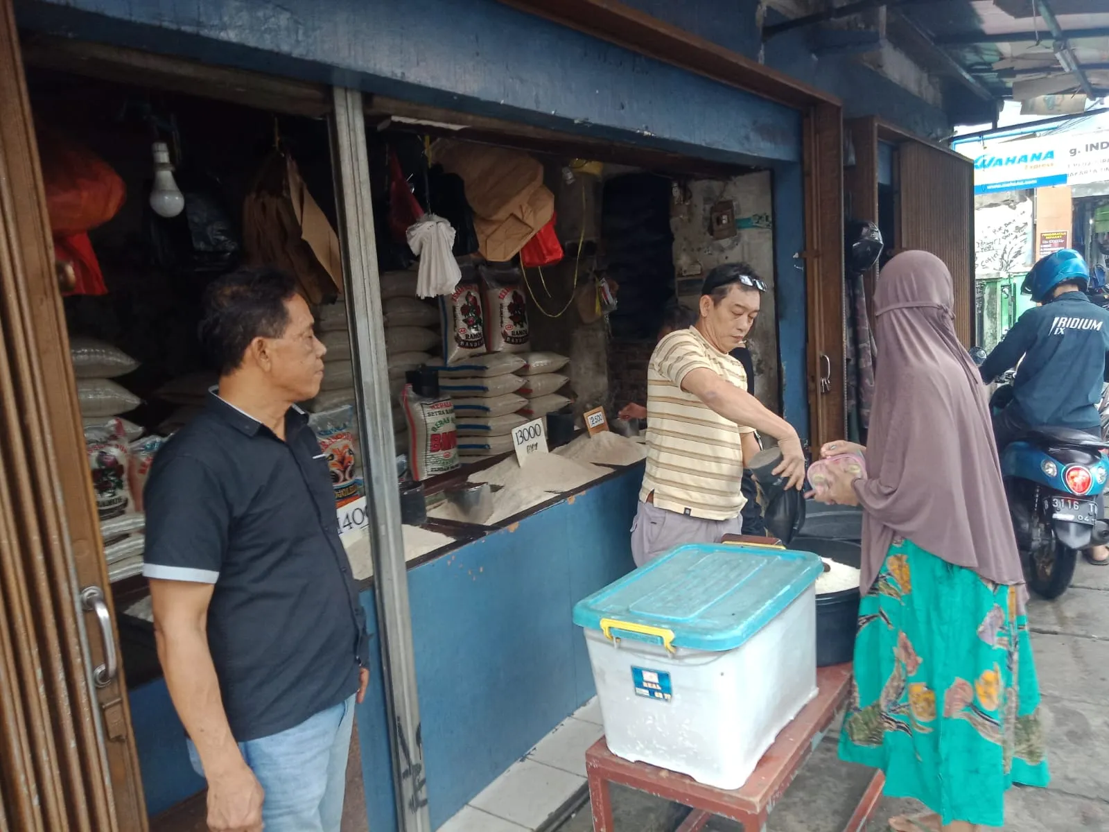 3 Pilar Pisangan Baru Lakukan Pengamanan Penyaluran Beras Dari Bulog