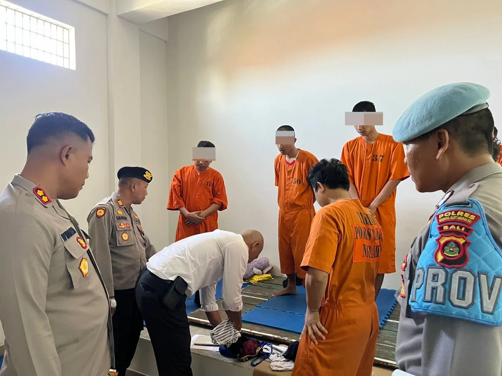 Lagi Lagi Rutan Polres Bandara Ngurah Rai di Geledah Ini Hasilnya