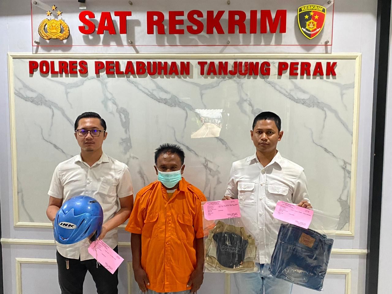 Unit I Jatanras Satreskrim Polres Pelabuhan Tanjung Perak, Berhasil Amankan Residivis Curanmor