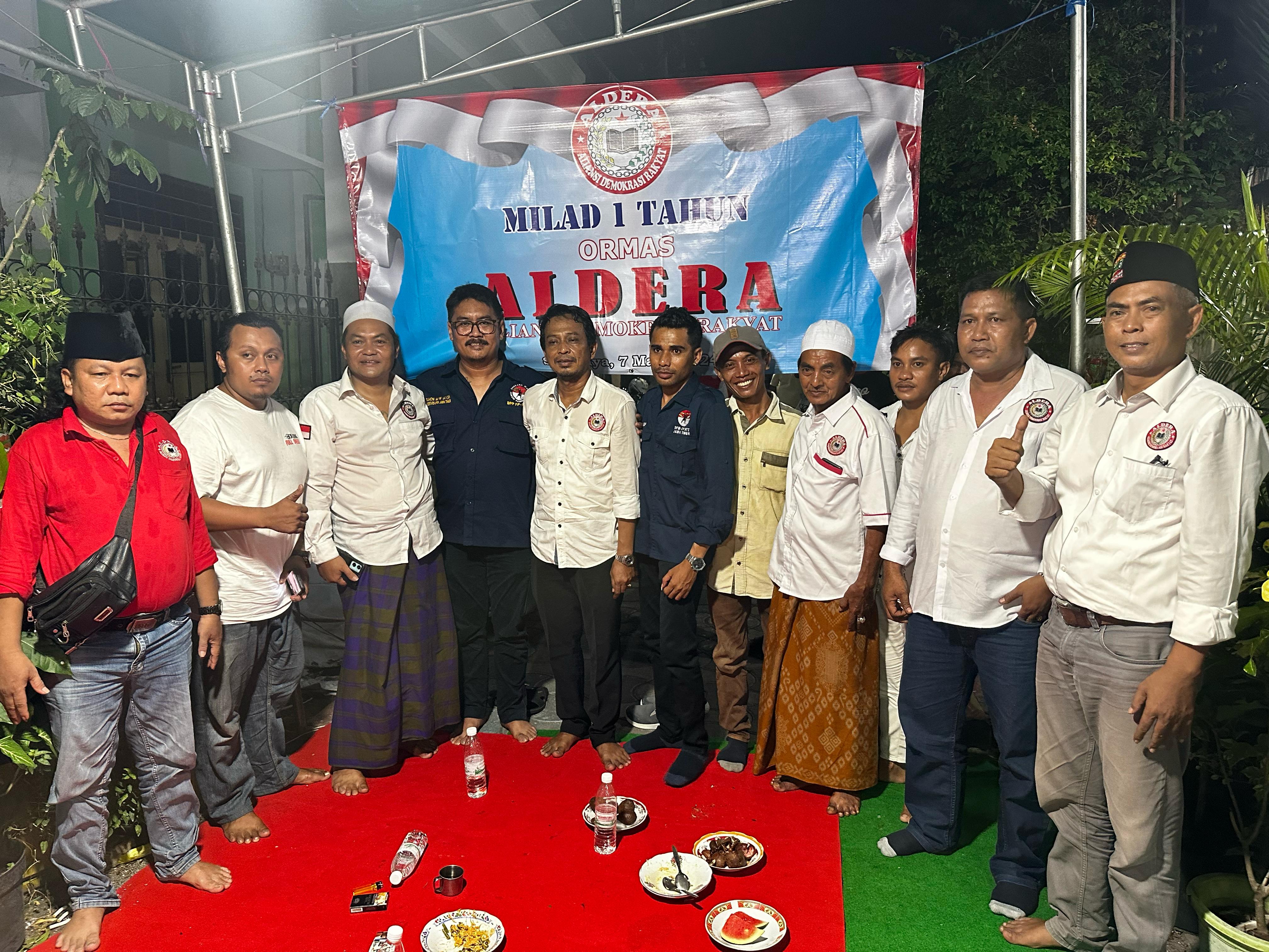 Aldera Rayakan HUT ke-1 Dihadiri Tokoh Masyarakat dan Ormas Forum Pemuda NTT