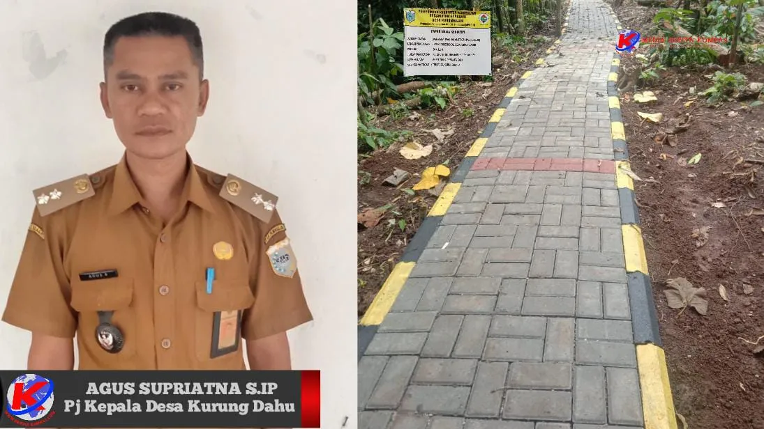 PJ Kepala Desa Kurung, Agus Supriatna S.ip Dahu Optimis, Pembangunan Jalan Paving Berpengaruh Positif Bagi Masyarakat