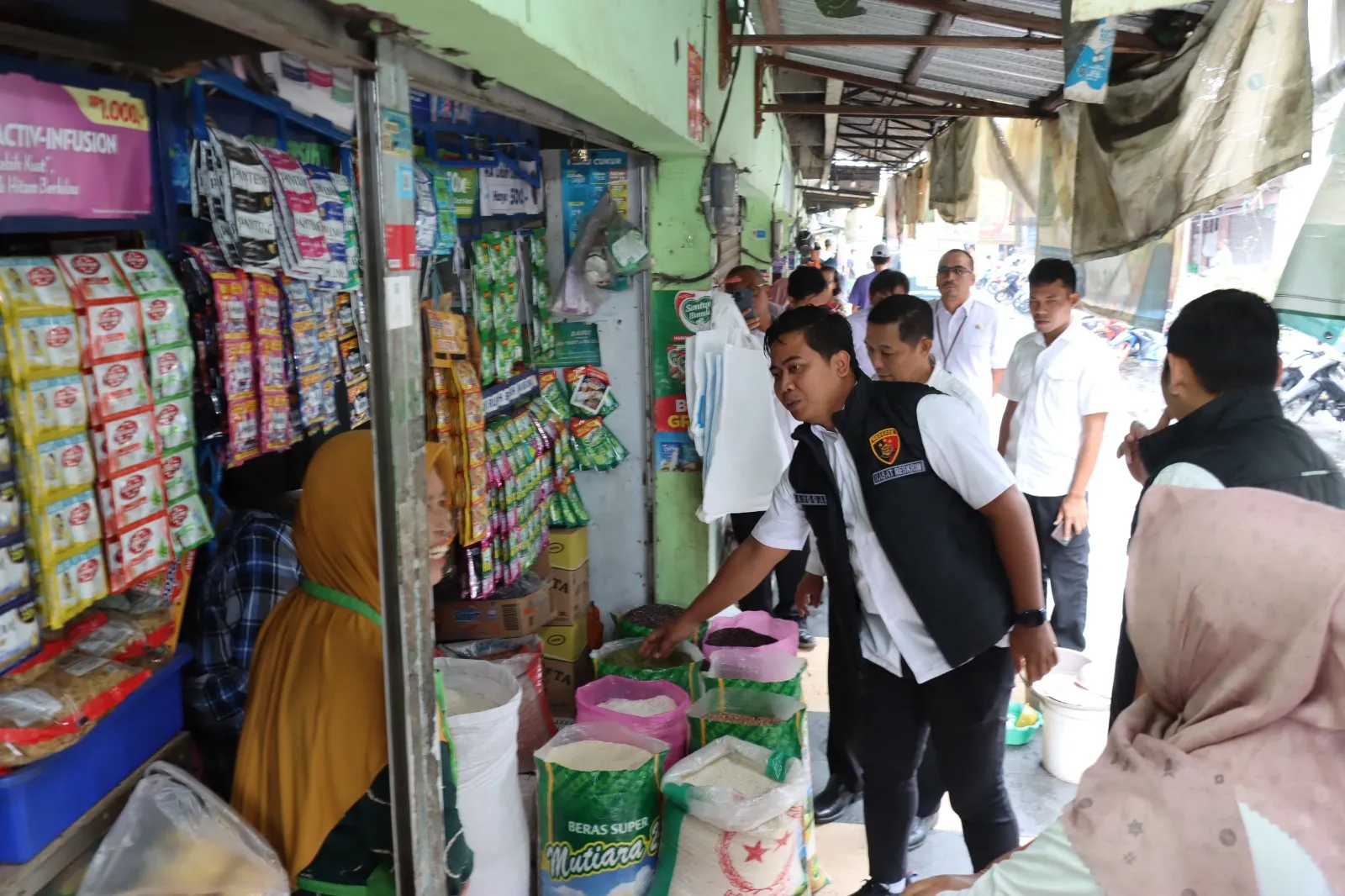 Satgas Pangan Polres Magetan Bersama Disperindag Sidak Pasar Pantau Ketersediaan dan Harga Bapokting
