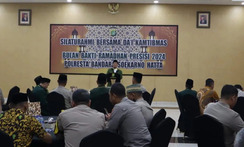 Bulan Bakti Ramadhan,Polresta Bandara Soetta Silaturahmi Bersama Dai Kamtibmas