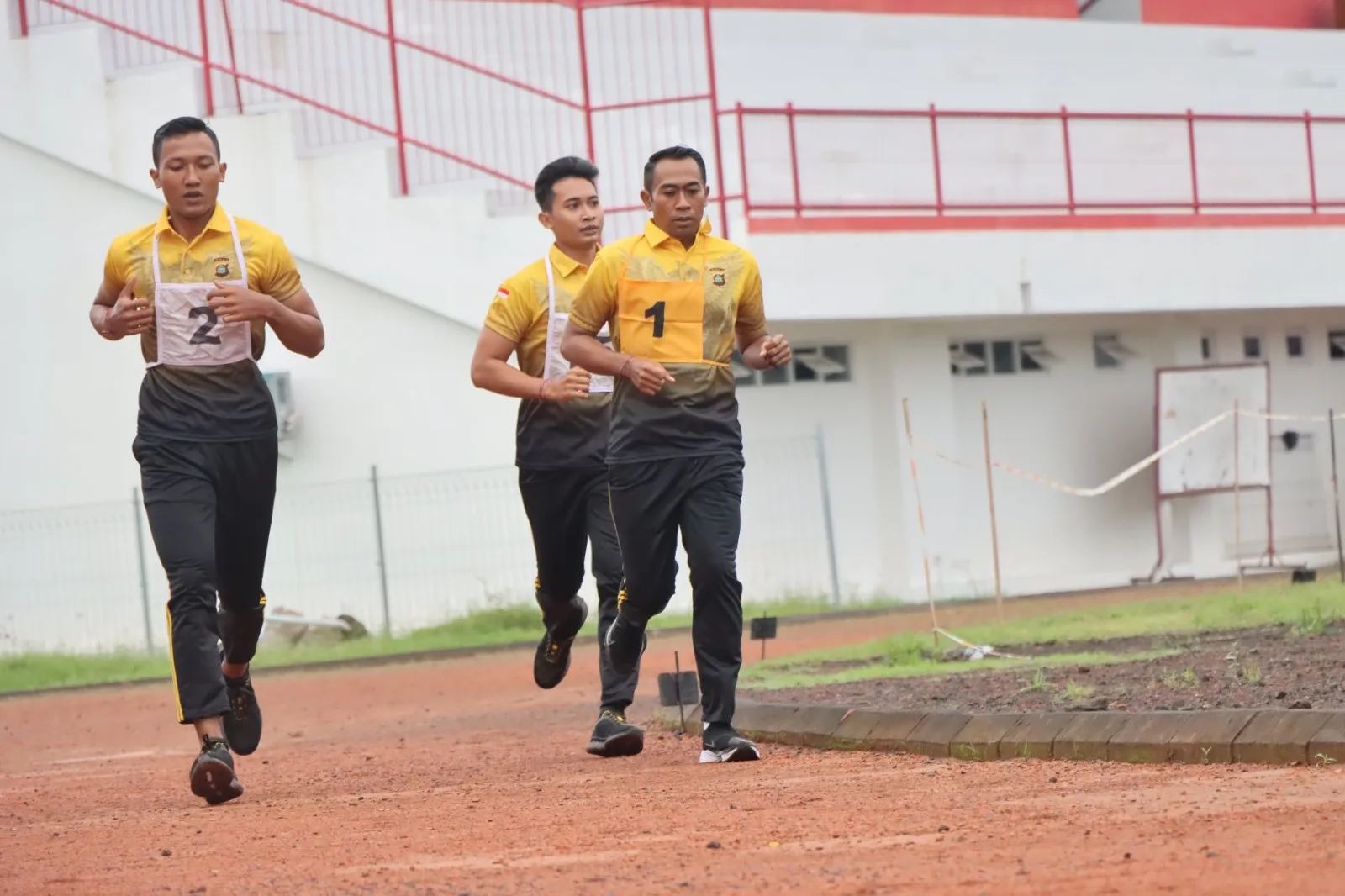 Hari Ketiga Kapolres Karangasem Pimpin Pelaksanaan Giat Kesemaptaan Jasmani
