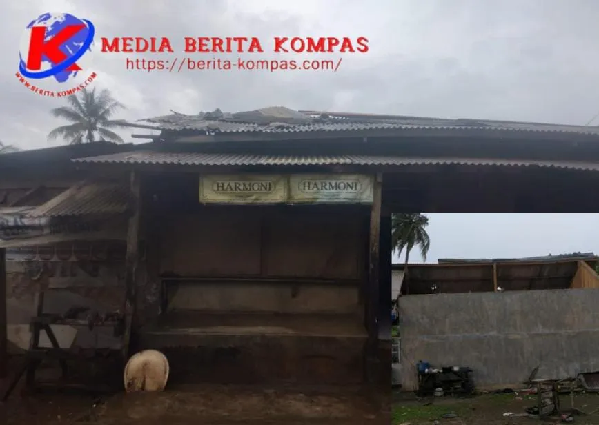 Satu Rumah di Desa Kadu Gadung Rusak Diterjang Angin Puting Beliung