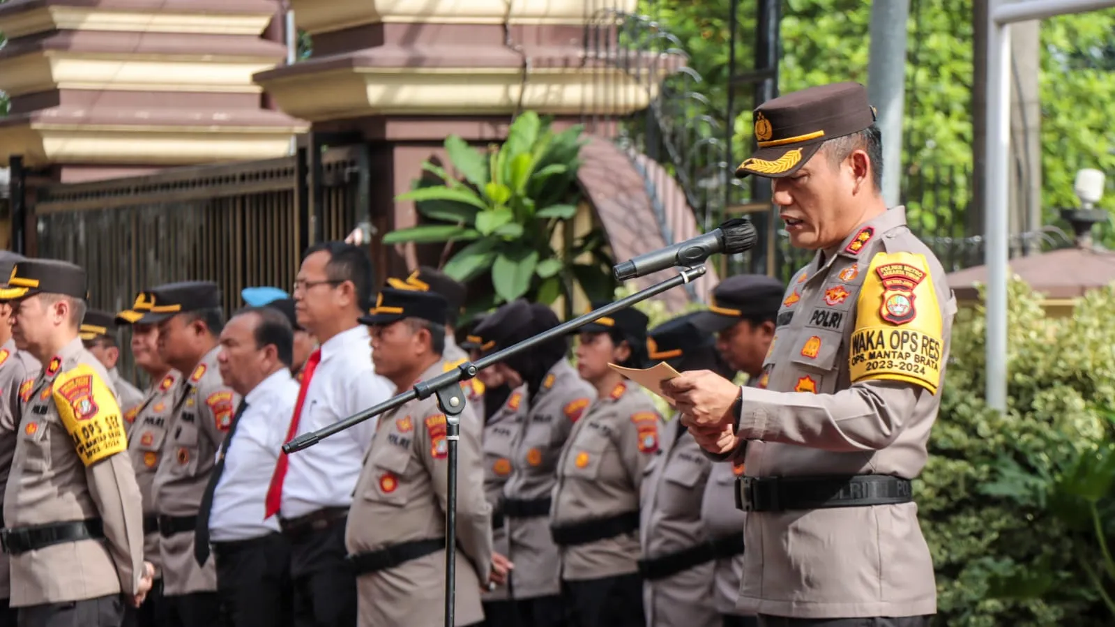 Wakapolres Metro Jaktim Menjadi Irup Hari Kesadaran Nasional