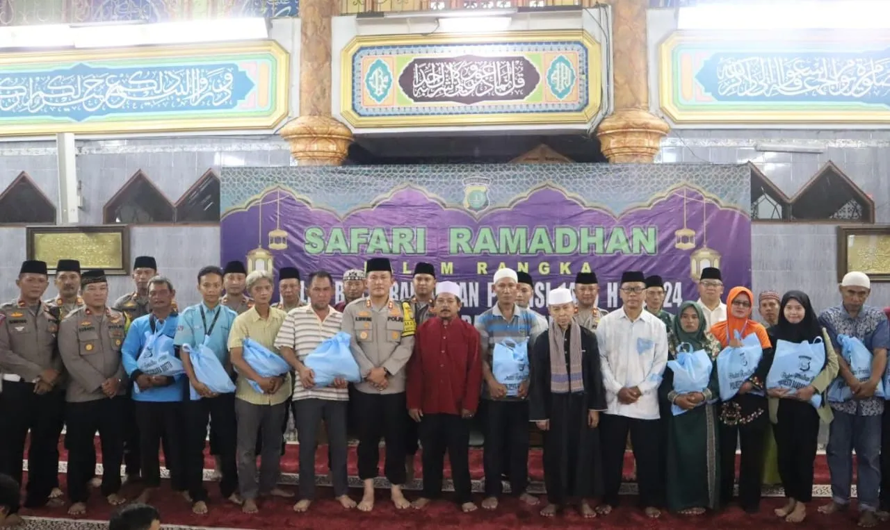Bulan Bakti Ramadhan, Polresta Bandara Soetta Safari di Masjid Al Furqon