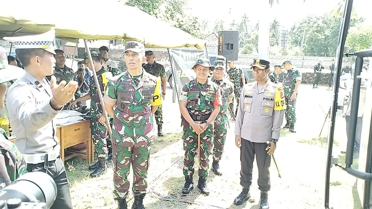 Kapolres Karangasem Hadiri Upacara Penutupan TMMD ke-119 Kodim 1623/Karangasem