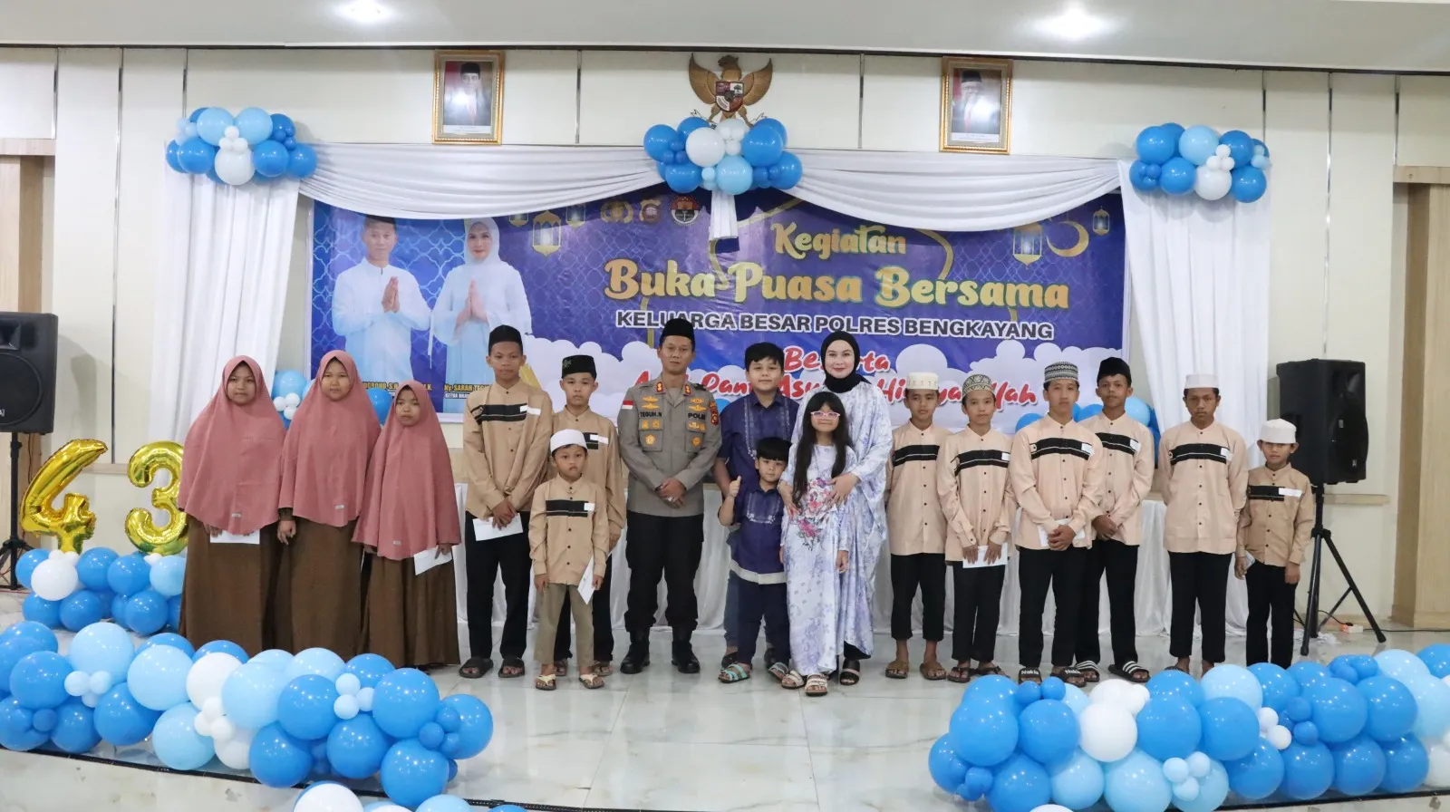 Berbagi Kasih, Polres Bengkayang Gelar Buka Puasa Bersama Anak Panti Asuhan