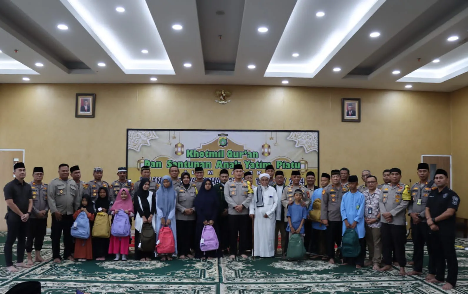 Ramadhan 1445H, Polresta Bandara Soetta Gelar Khotmil Qur'an dan Santunan Yatim Piatu