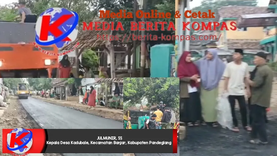 Dapat Bantuan Aspirasi, Kades Kadubale "JULMUNIR, SS" Ucapkan Terimakasih Ke "ERI SUHAERI, S.E." Anggota DPRD Provinsi Banten