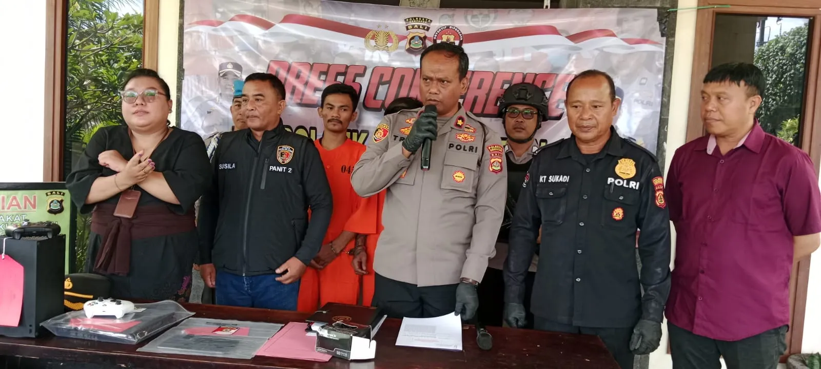 Polsek Kuta Selatan Amankan Pelaku Curi Motor di Gunung Lawu Mumbul