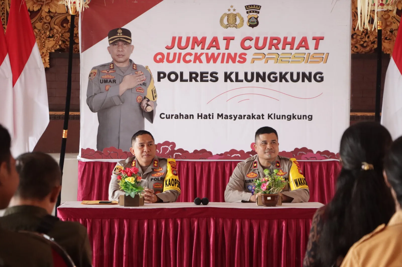 Kapolres Klungkung Gelar Jumat Curhat Bersama Pelajar SMA dan SMK