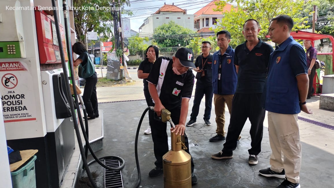 Antisipasi Kecurangan Polda Bali Sidak SPBU