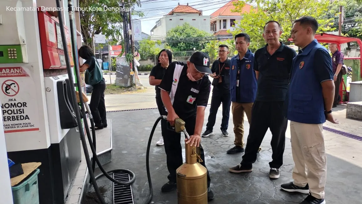 Antisipasi Kecurangan Polda Bali Sidak SPBU