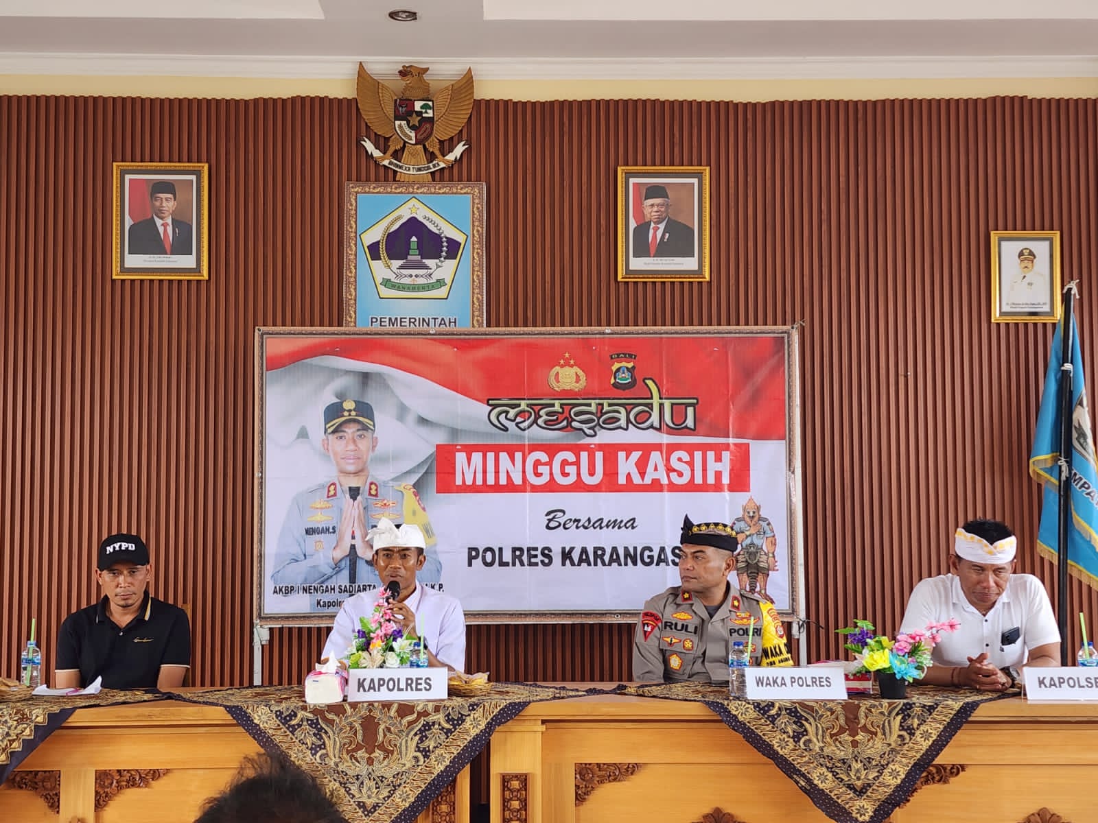 Kapolres Karangasem Gelar Minggu Kasih di Desa Pempatan Rendang