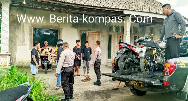 Ciptakan Kamtibmas di Bulan Ramadhan, Polsek Curahdami Laksanakan Razia Balap Liar di Desa Pakuwesi