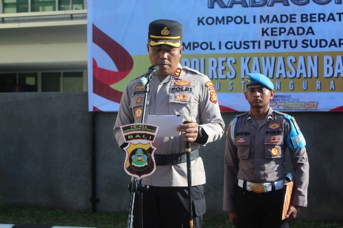 Upacara Serah Terima Jabatan Kabag Ops Polres Kawasan Bandara I Gusti Ngurah Rai, Momentum Penting dalam Dinamika Organisasi Polri