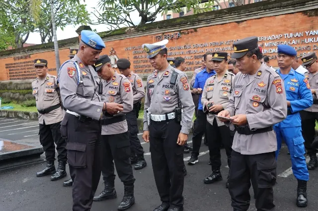 Polda Bali Gelar Giat Gaktibplin di Polres Karangasem, Wujud  Meningkatkan Profesionalisme Personel