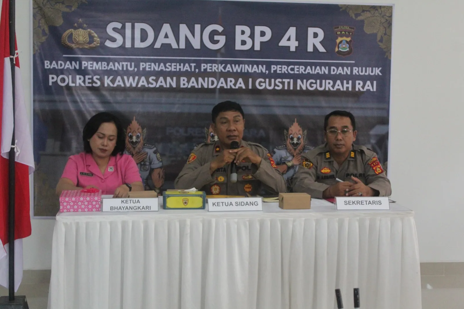 Polres Bandara Ngurah Rai Gelar Sidang BP4R