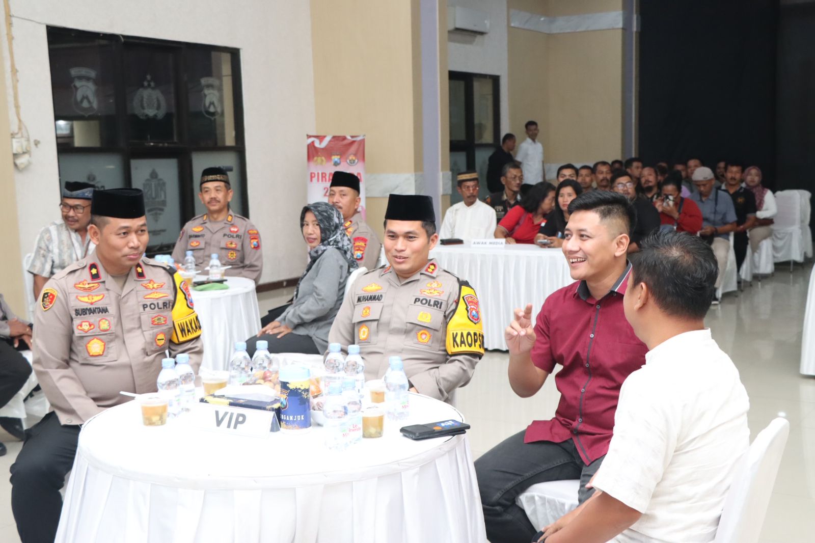 Kapolres Nganjuk Ajak Bukber Wartawan Dalam Rangka Perkuat Sinergisitas dan Tali Silaturahmi