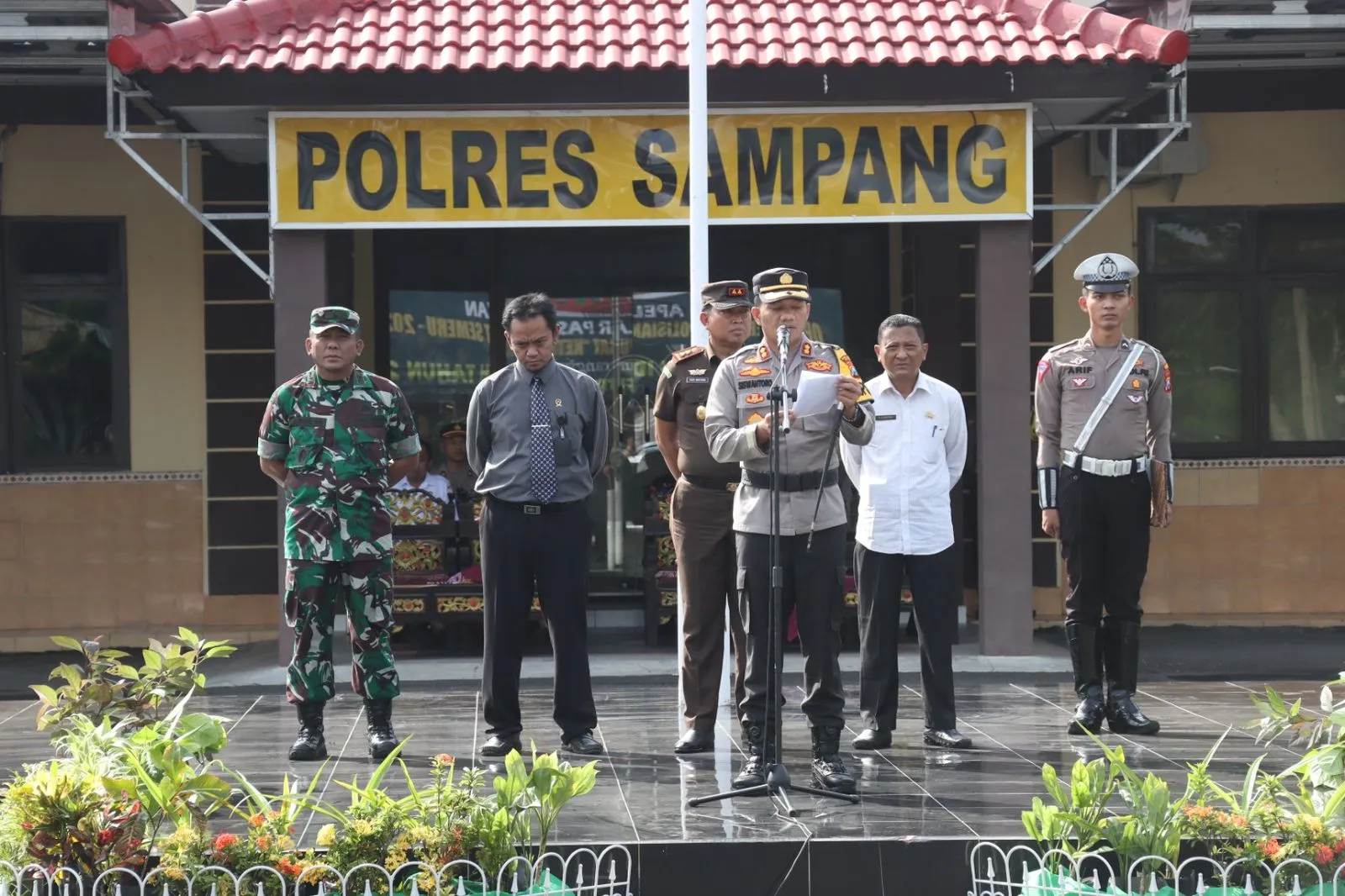 Jelang Hari Raya Idul Fitri, Polres Sampang Gelar Operasi Ketupat Semeru 2024