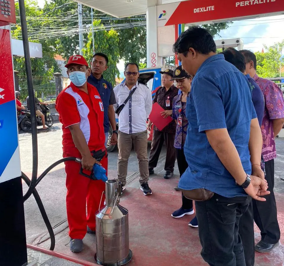 Polres Buleleng Monitoring dan Sidak SPBU