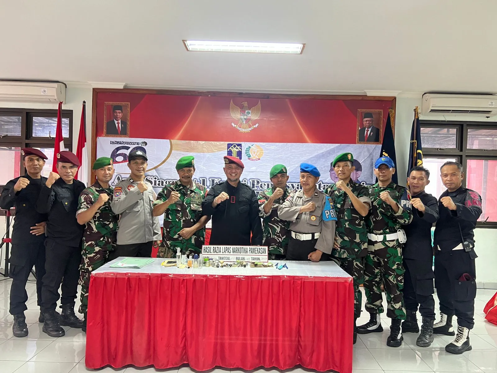Sambut HBP ke-60, Lapas Narkotika Kelas IIA Pamekasan Gelar Apel Siaga 3+1 Kunci Pemasyarakatan Berantas Halinar