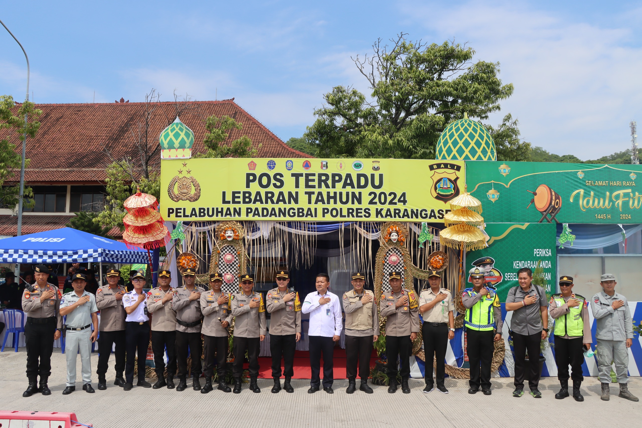 Karo Ops Polda Bali Pantau Arus Mudik di Pelabuhan Padangbay