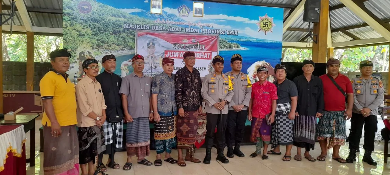 Jumat Curhat di Wantilan Pura Puseh Desa Culik Bersama Kapolres Karangasem, Masyarakat dan Kepolisian Bersatu Melawan Tantangan