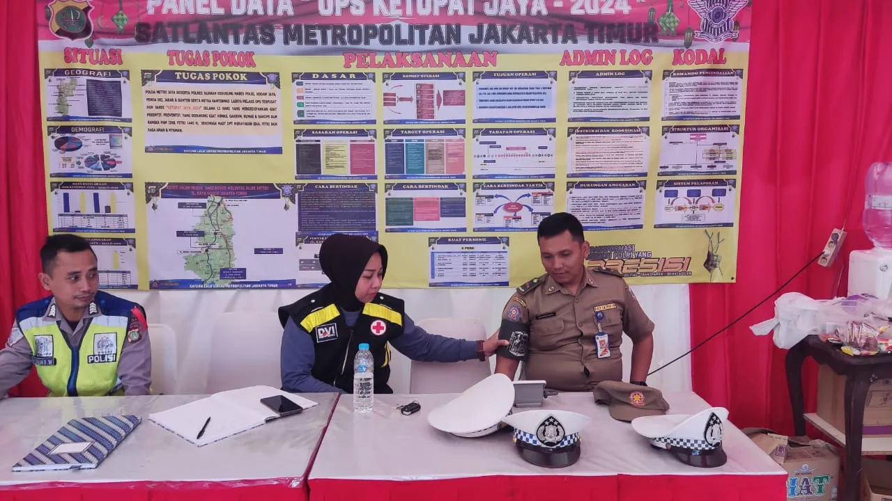 Pemeriksaan Kesehatan Kepada Anggota TNI/Polri dan Petugas Instansi Terkait Dalam Ops Ketupat Jaya 2024